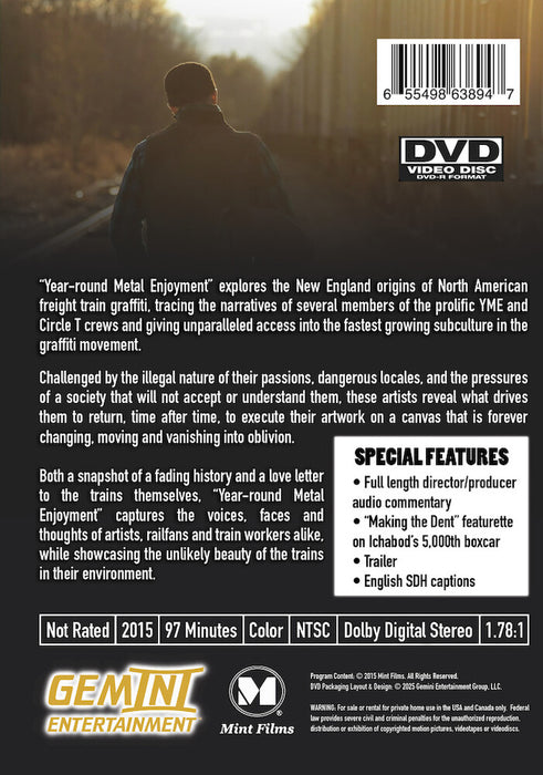Year-round Metal Enjoyment (MOD) (DVD Movie) - back cover art