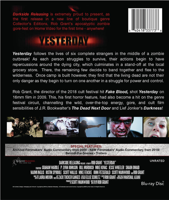 Yesterday (MOD) (BluRay Movie) - back cover art