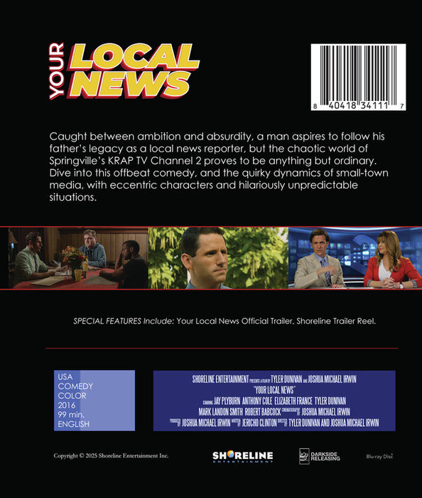 Your Local News (MOD) (BluRay Movie) - back cover art