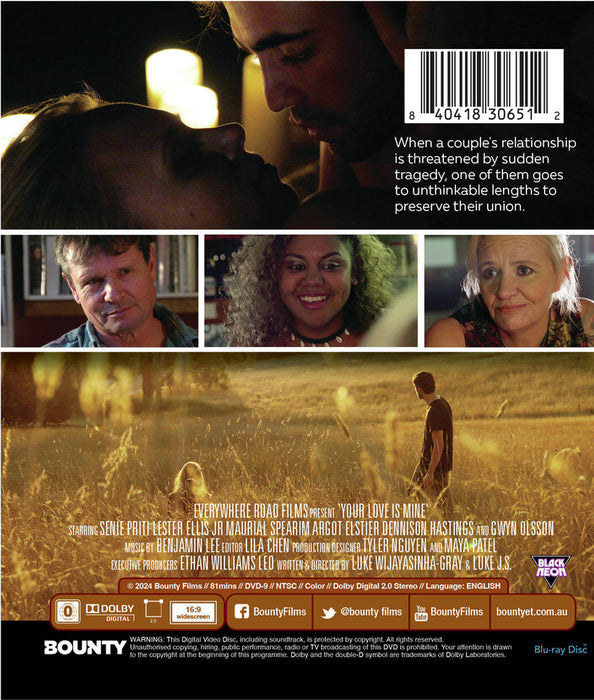 Your Love Is Mine (MOD) (BluRay Movie) - back cover art