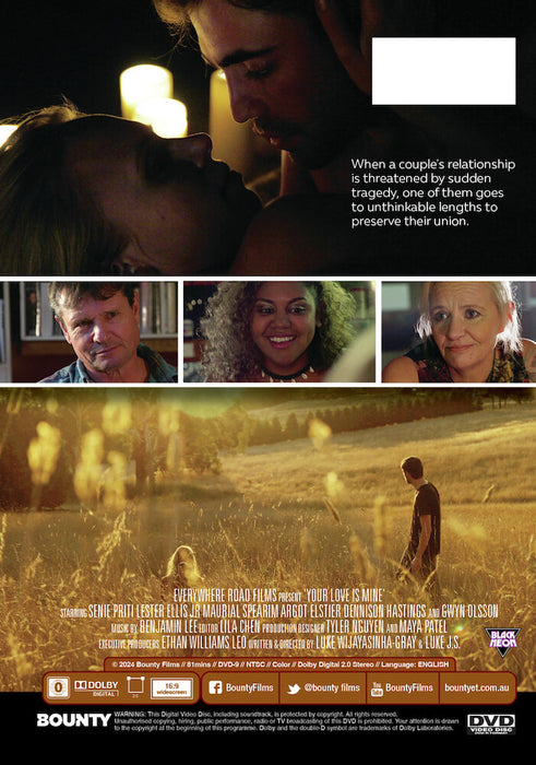 Your Love Is Mine (MOD) (DVD Movie) - back cover art