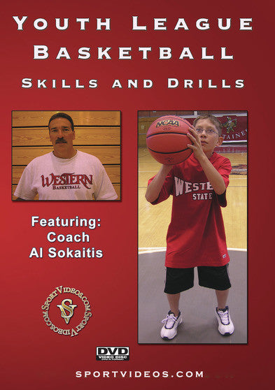 Youth League Basketball Skills and Drills (MOD) (DVD Movie) - movie cover art