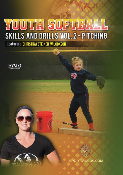 Youth League Softball Skills and Drills Vol. 2 - Pitching (MOD) (DVD Movie) - movie cover art