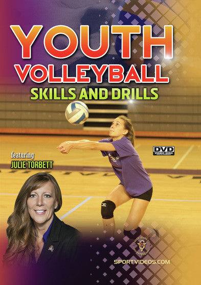 Youth Volleyball Skills and Drills (MOD) (DVD Movie) - movie cover art