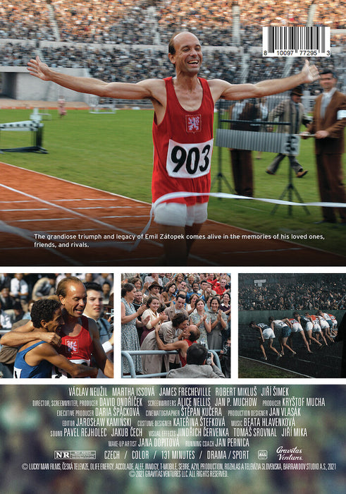 Zatopek (MOD) (DVD Movie) - back cover art