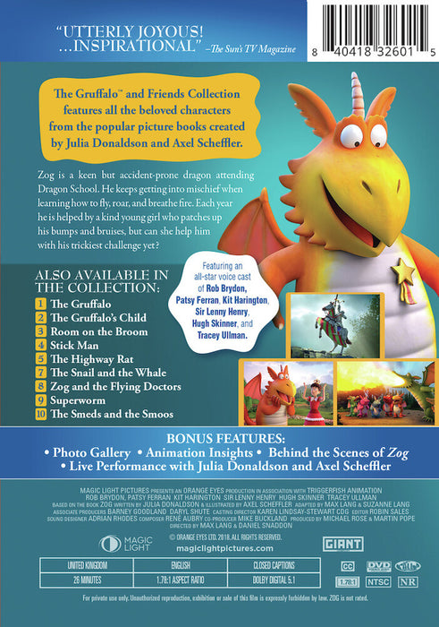Zog (MOD) (DVD Movie) - back cover art