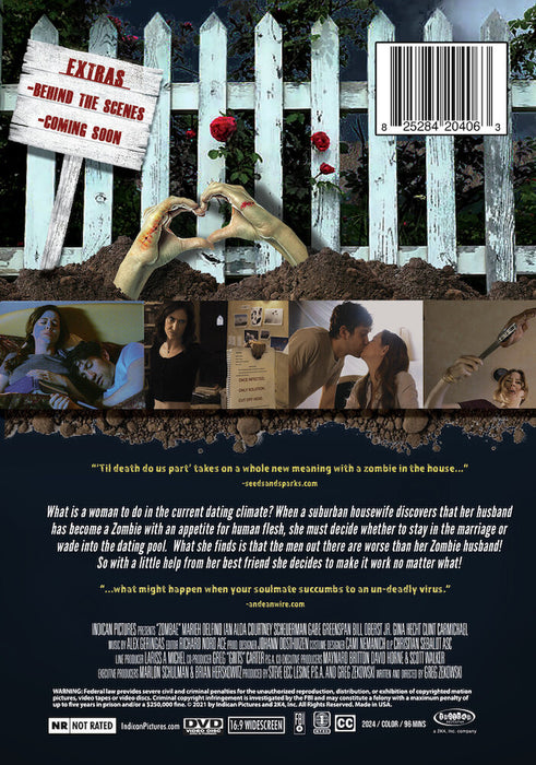 Zombae (MOD) (DVD Movie) - back cover art