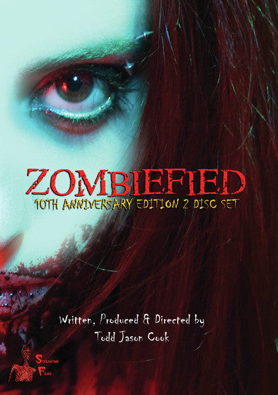 Zombiefied - 10th Anniversary Edition (MOD) (DVD Movie) - movie cover art