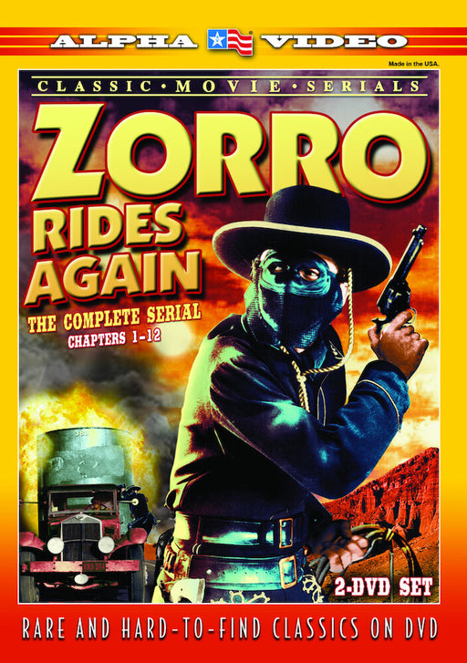 Zorro Rides Again (2 (MOD) (DVD Movie) - movie cover art