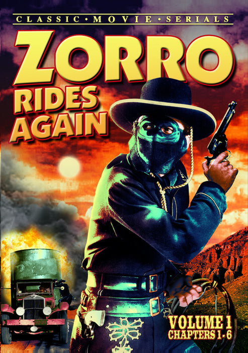 Zorro Rides Again, Volume 1 (Chapters 1-6) (MOD) (DVD Movie) - movie cover art
