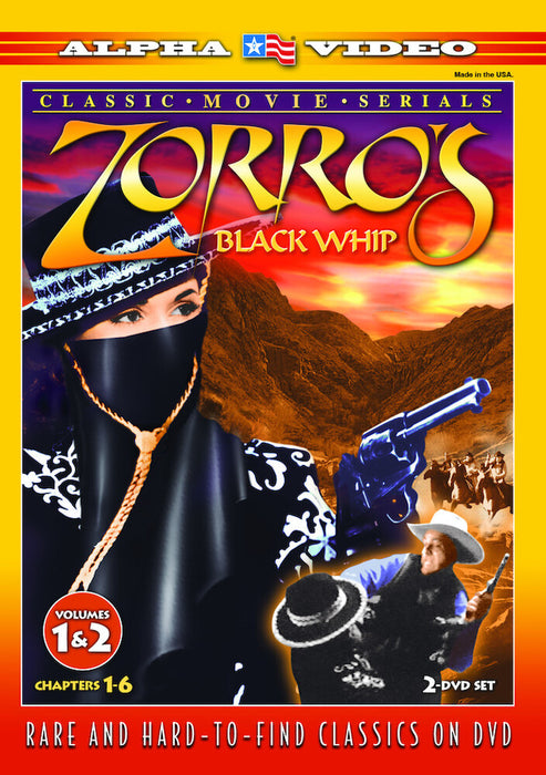 Zorro's Black Whip (MOD) (DVD Movie) - movie cover art
