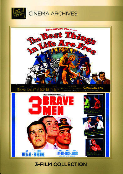 The Best Things In Life Are Free 1955; Three Brave Men 1957 (MOD) (DVD Movie)