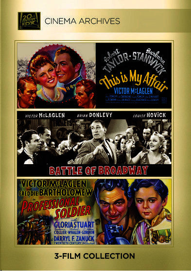 This Is My Affair 1937; Battle Of Broadway 1938; Professional Soldier (MOD) (DVD Movie)