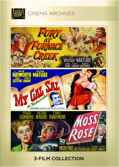 (Victor Mature Set) Fury at Furnace Creek 1948; My Gal Sal 1942; Moss (MOD) (DVD Movie)