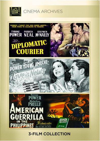 (Tyrone Power Set) Diplomatic Courier 1952; Love Is News 1937; America (MOD) (DVD Movie)