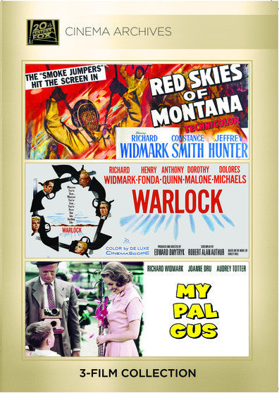 (Richard Widmark)Red Skies Of Montana; Warlock; My Pal Gus (MOD) (DVD Movie)