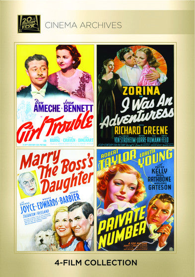 Girl Trouble; I Was An Adventuress; Marry The Boss's Daughter; Private (MOD) (DVD Movie)