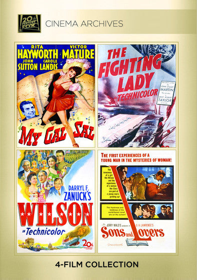 My Gal Sal; The Fighting Lady; Wilson; Sons And Lovers (MOD) (DVD Movie)