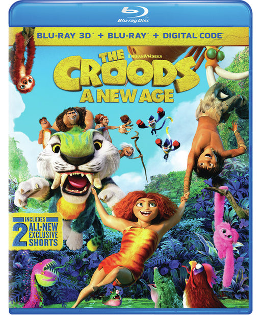 The Croods: A New Age [Blu-ray 3D + Blu-ray + Digital Combo Pack] (MOD) (BluRay Movie)