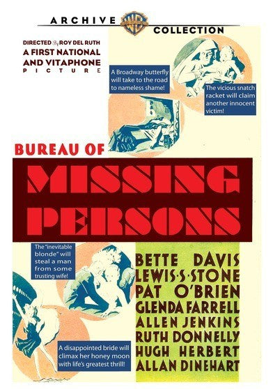 Bureau of Missing Persons (MOD) (DVD Movie)