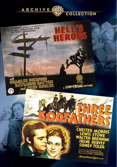 WAC Double Features: Hell's Heroes /Three Godfathers (MOD) (DVD Movie)