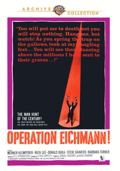 Operation Eichmann (MOD) (DVD Movie)