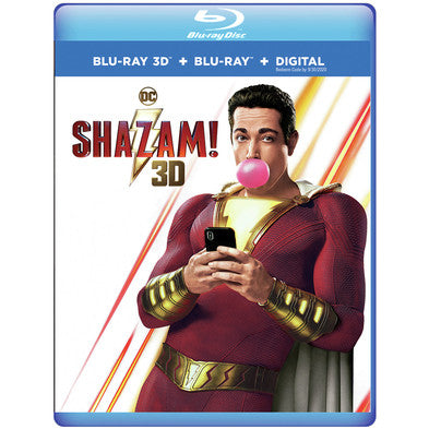 Shazam! [3D Blu Ray + Blu Ray] (MOD) (BluRay Movie)