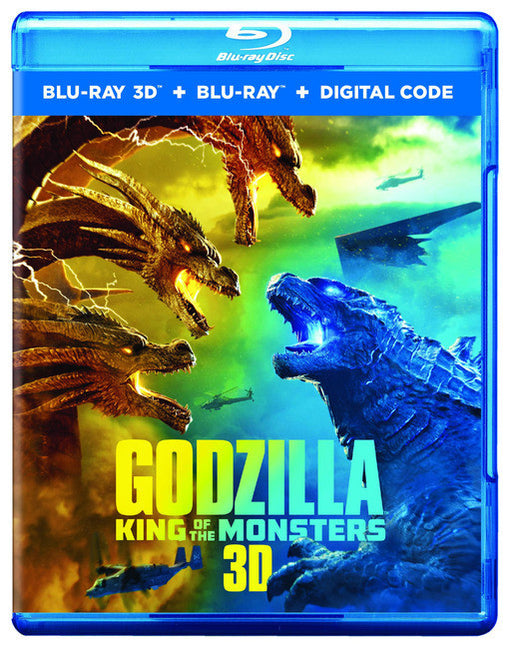 Godzilla: King of the Monsters [3D Blu-ray + Blu-ray] (MOD) (BluRay Movie)